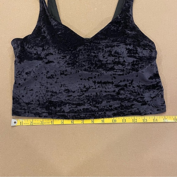 lululemon Special Edition Align Tank Crushed Velvet Black Size 10 - Picture 11 of 11